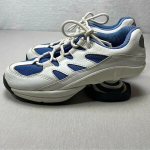Z Coil Freedom White Blue Plantar Fascitis Pain Relief Orthopedic Spring Shoes